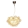 ByRydens - Pendel GROSS 8xG9/4W/230V røget/brun diameter 50 cm