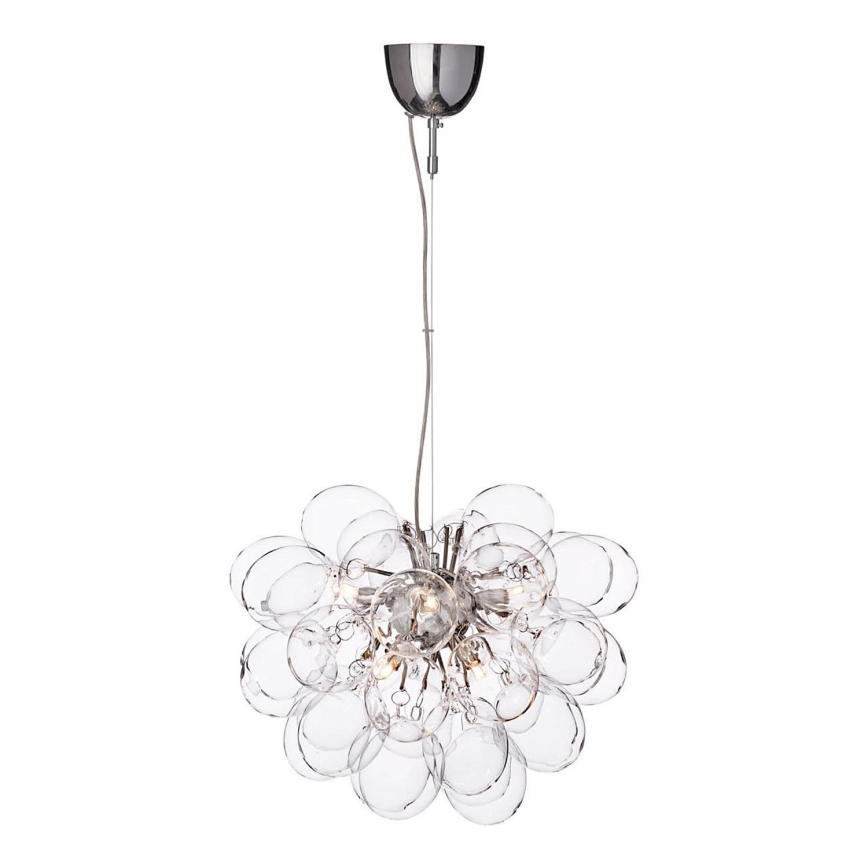 ByRydens - Pendel GROSS 8xG9/4W/230V transparent diameter 50 cm