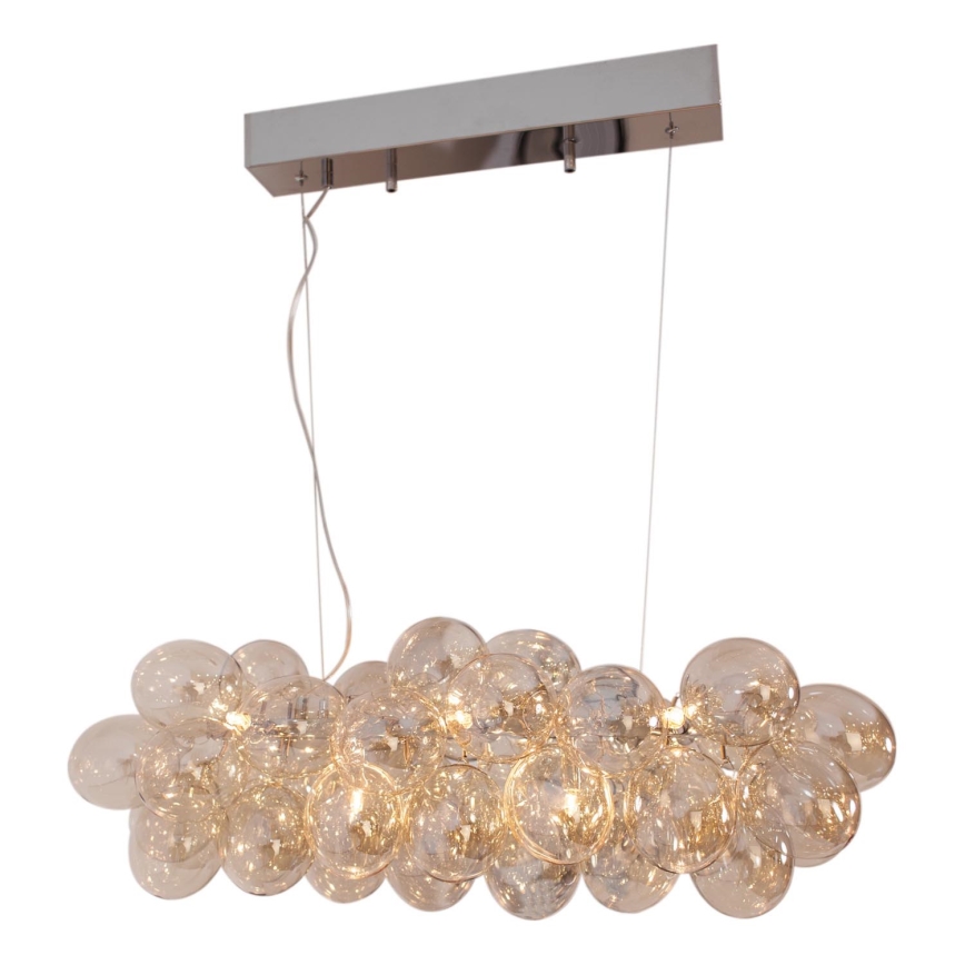 ByRydens - Pendel GROSS BAR 8xG9/4W/230V røget/brun