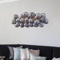 ByRydens - Pendel GROSS BAR 8xG9/5W/230V røget/sort
