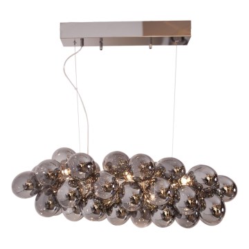 ByRydens - Pendel GROSS BAR 8xG9/5W/230V røget/sort