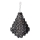 ByRydens - Pendel med kædeophæng MONARQUE GRANDE 11xE14/5W/230V sort diameter 58 cm