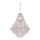 ByRydens - Pendel med kædeophæng MONARQUE GRANDE 11xE14/5W/230V transparent diameter 58 cm