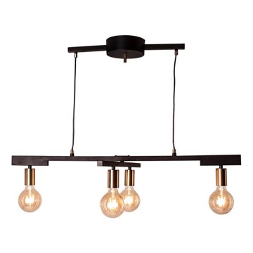 ByRydens - Pendellampe på ledning ZEONA 4xE27/5W/230V