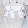 ByRydens - Spot CORRECT 5xGU10/7W/230V hvid Ø 30 cm