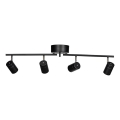 ByRydens - Spotlampe CORRECT 4xGU10/7W/230V sort