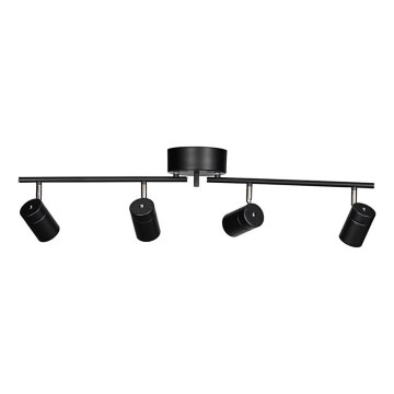 ByRydens - Spotlampe CORRECT 4xGU10/7W/230V sort