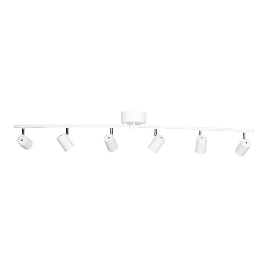 ByRydens - Spotlampe CORRECT 6xGU10/7W/230V hvid