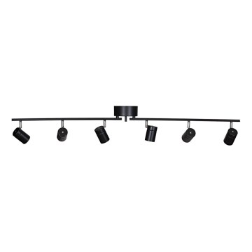ByRydens - Spotlampe CORRECT 6xGU10/7W/230V sort diameter 30 cm