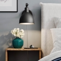 ByRydens - Væglampe BASAR MINI 1xE27/5W/230V sort