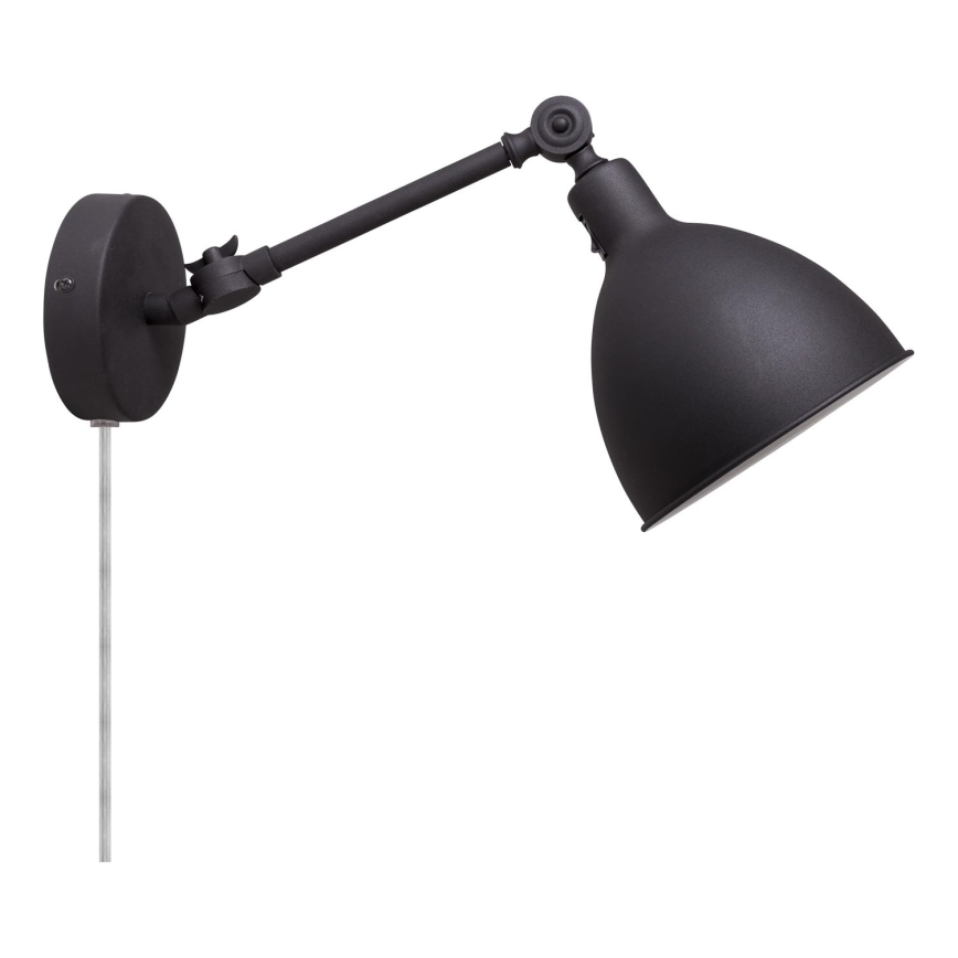 ByRydens - Væglampe BASAR MINI 1xE27/5W/230V sort