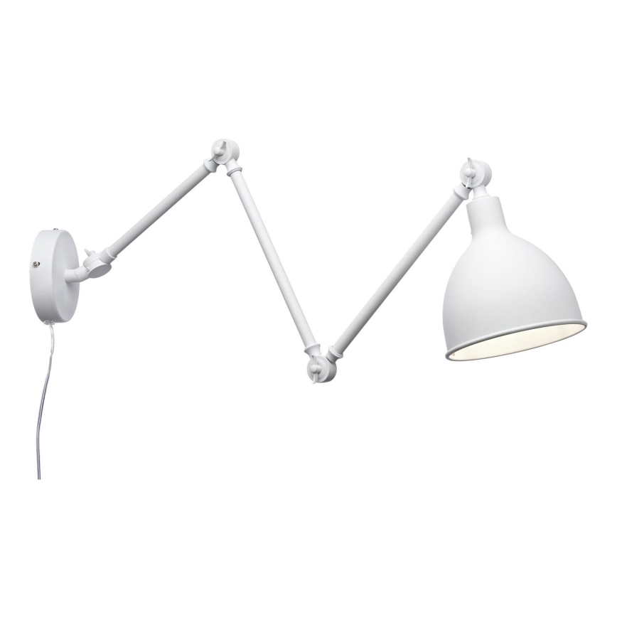 ByRydens - Væglampe dæmpbar BASAR 1xE27/5W/230V hvid