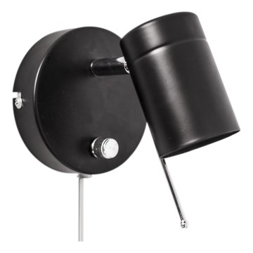 ByRydens - Vægspot dæmpbar CORRECT 1xGU10/7W/230V sort