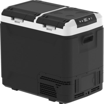 Bærbar bilkøleboks 60 l 230V/12V/24V/230V grå