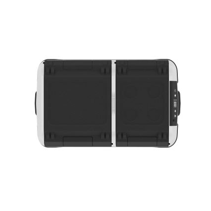 Bærbar bilkøleboks 60 l 230V/12V/24V/230V grå