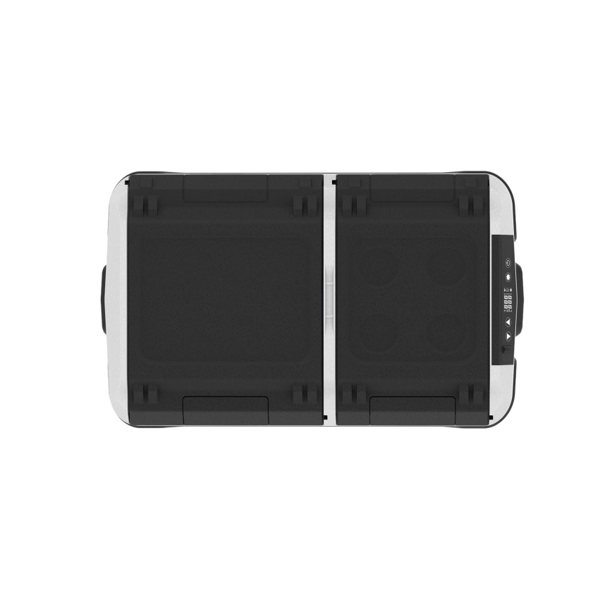 Bærbar bilkøleboks 60 l 230V/12V/24V/230V grå