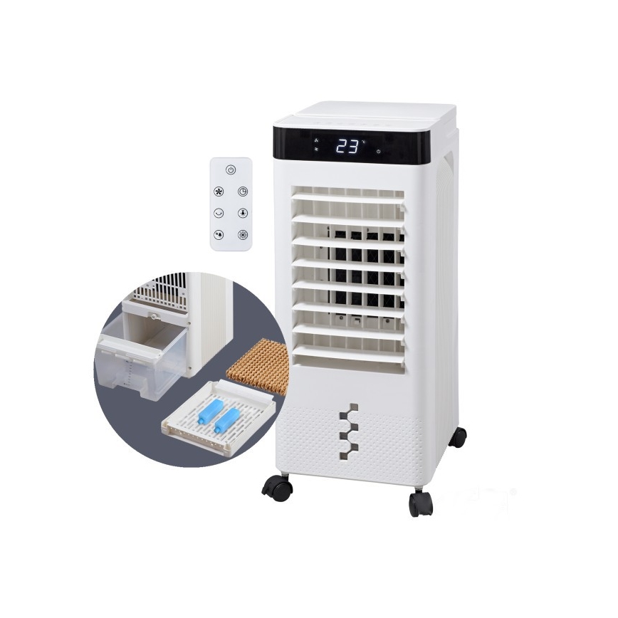 Bærbar fordampningskøler VIENTO COOL 65W/230V hvid + fjernbetjening