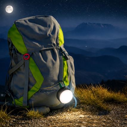 Bærbar genopladelig LED-lampe LUMINA POCKET LED/5V 500 mAh sort