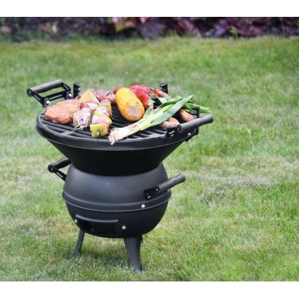 Bærbar grill 35 cm