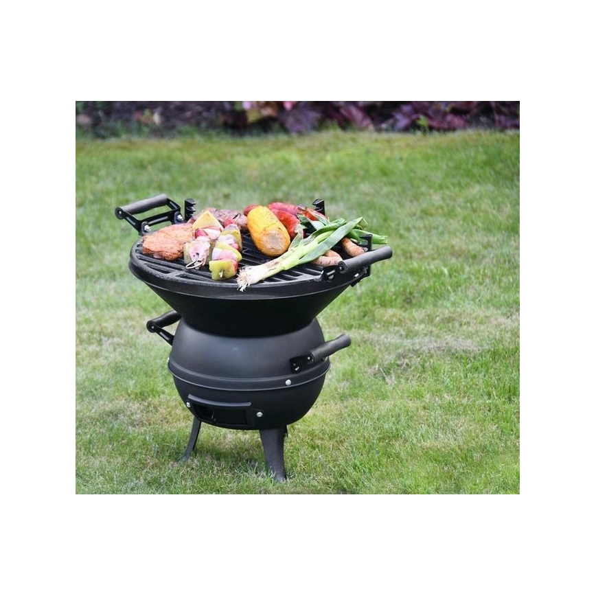 Bærbar grill 35 cm
