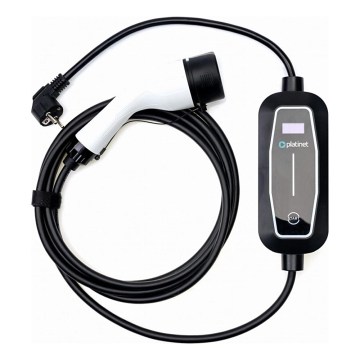 Bærbar ladestation til elbiler og plug-in hybrider (EV/PHEV) AC Type 2, 16 A/265 V, 3,6 kW, IP55, 5 m
