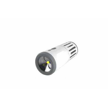 Bærbar LED lampe genopladelig med insektfælde LED/6W/1800 mAh IPX4 hvid/grå