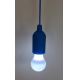 Bærbar LED lampe LED/1W/3xAAA blå