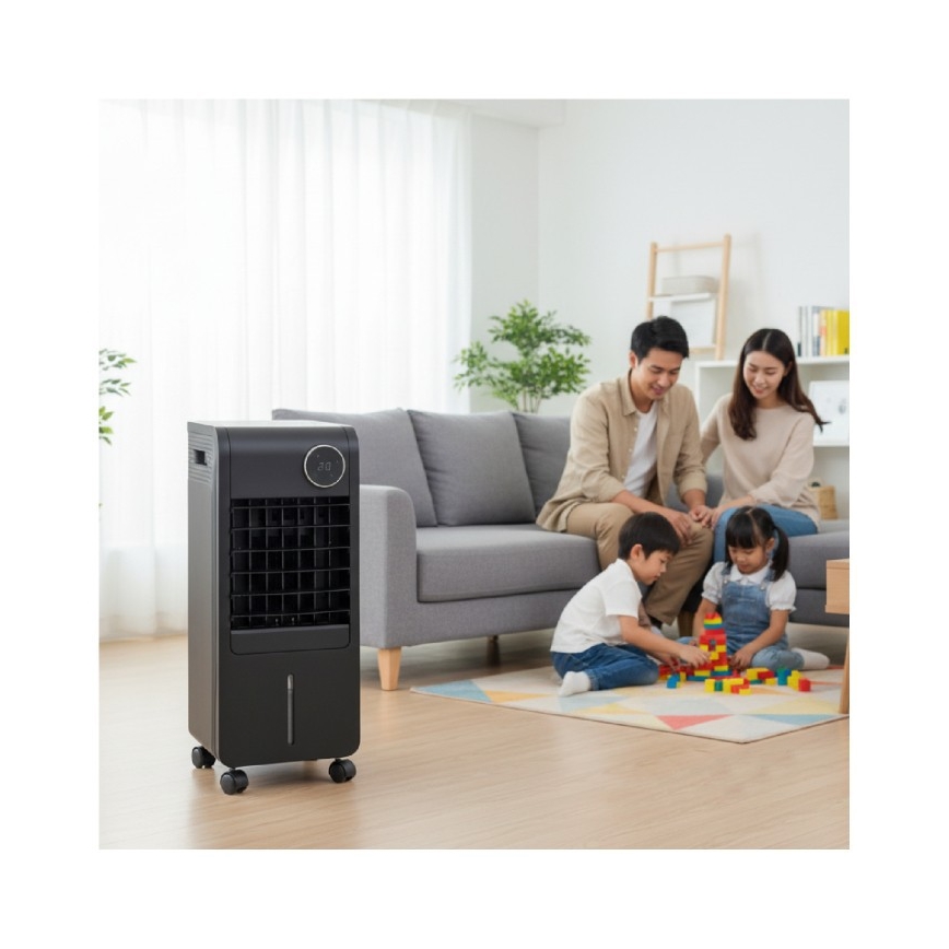 Bærbar luftkøler VIENTO COOL-R 65W/230V sort + fjernbetjening