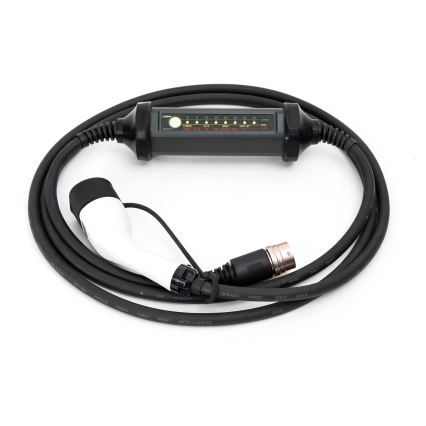 Bærbar oplader til elbiler med 4 adaptere Type 2 32A/480V 22kW 5 m IP67