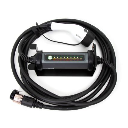 Bærbar oplader til elbiler med 4 adaptere Type 2 32A/480V 22kW 5 m IP67
