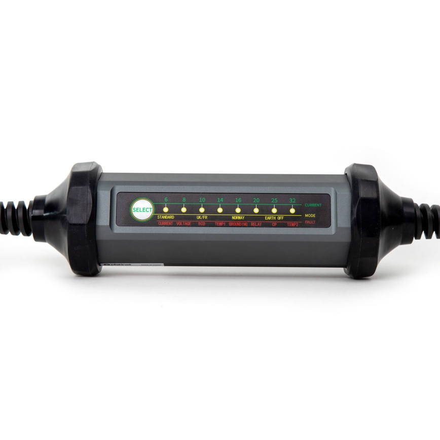 Bærbar oplader til elbiler med 4 adaptere Type 2 32A/480V 22kW 5 m IP67