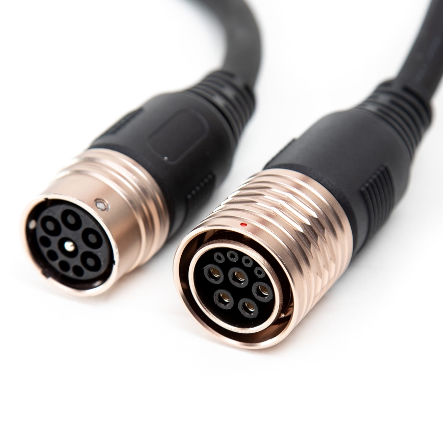 Bærbar oplader til elbiler med 4 adaptere Type 2 32A/480V 22kW 5 m IP67