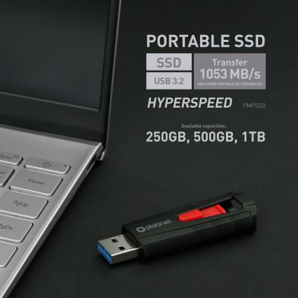 Bærbar SSD drev 1 TB USB 3.2 Gen2