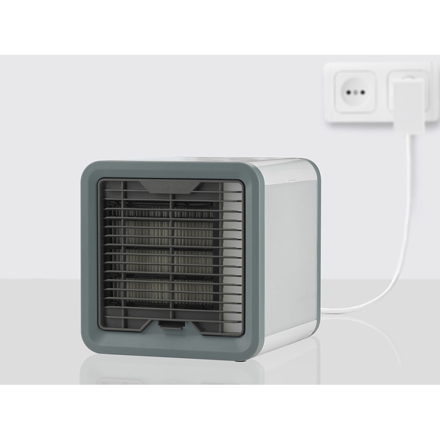 Bærbar ventilator med køling