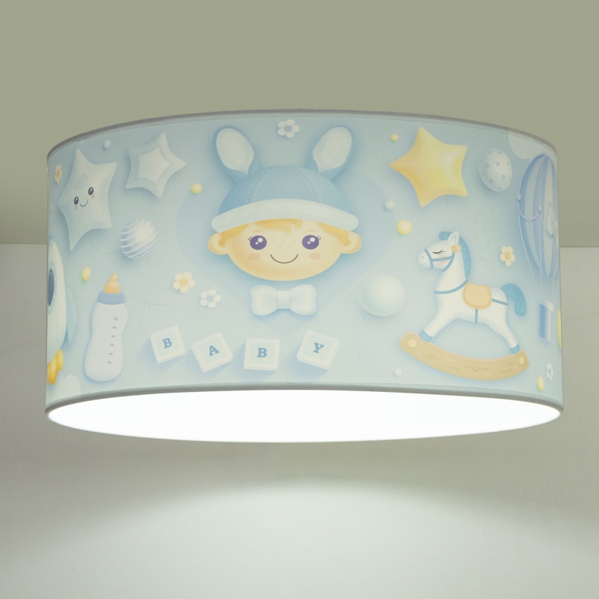 Børne loftlampe KIDS ROOM 1xE27/60W/230V Ø 40 cm astronaut