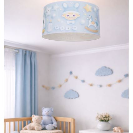 Børne loftlampe KIDS ROOM 1xE27/60W/230V Ø 40 cm astronaut