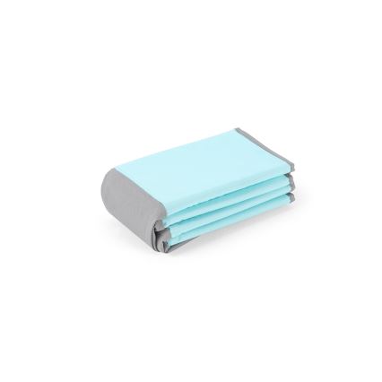 Børnetør pool med bolde, Ø 80 cm, blå/grå