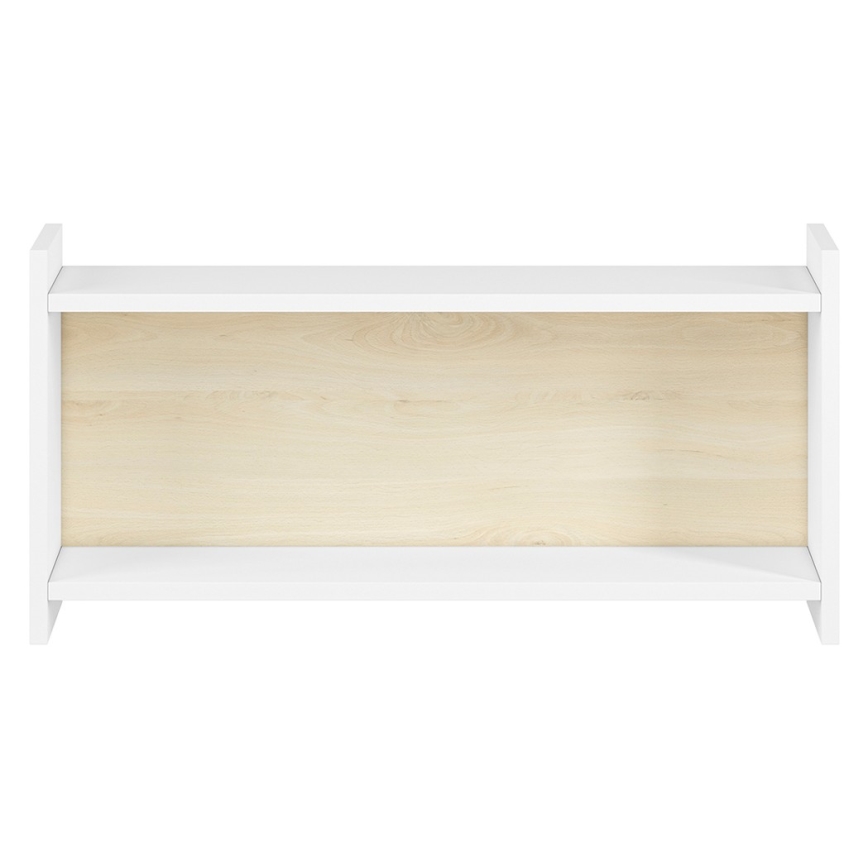 Børnevæghylde BUBO 35x72 cm hvid/lyst bøgetræ