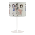 Børnebordlampe GIRLS VIBES 1xE27/60W/230V Ø 18 cm til piger