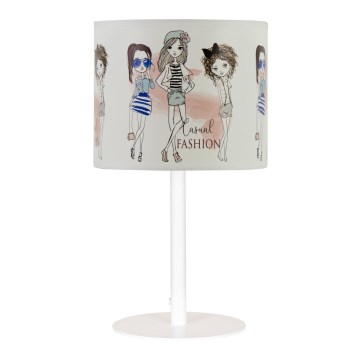 Børnebordlampe GIRLS VIBES 1xE27/60W/230V Ø 18 cm til piger