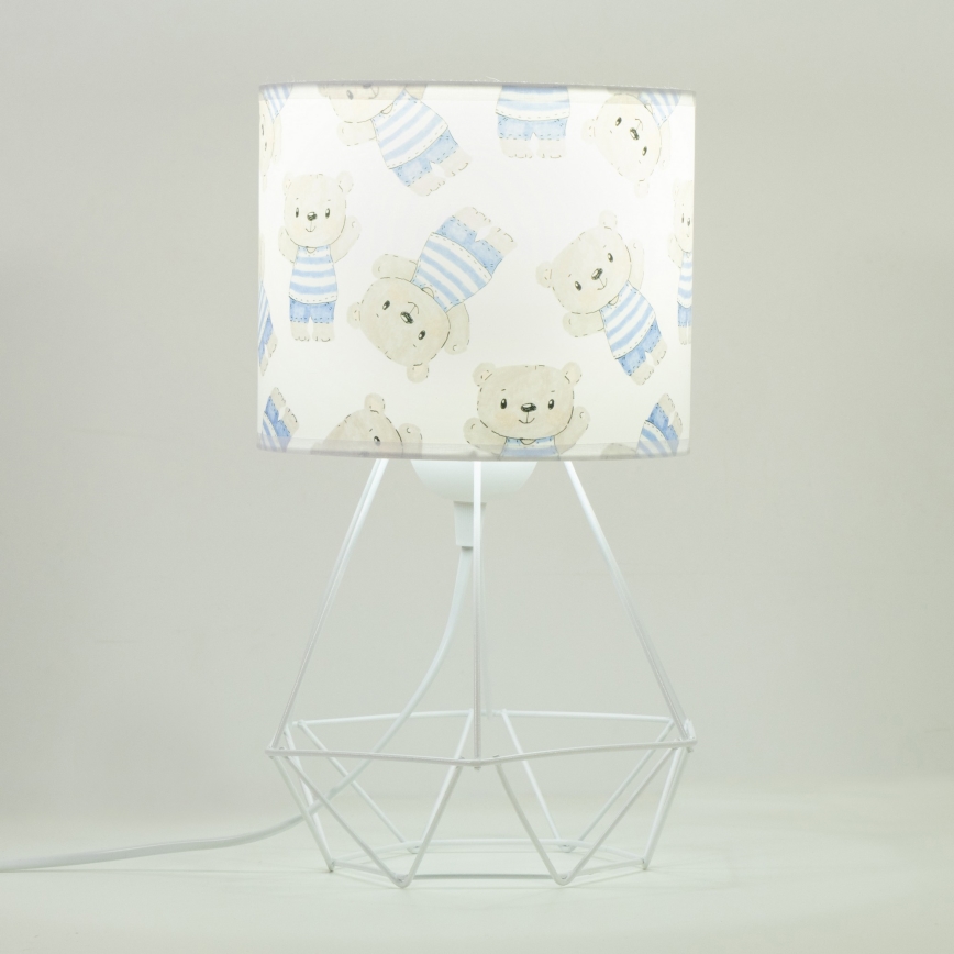 Børnebordlampe KIDS ROOM 1xE27/60W/230V pr. 18 cm bamse