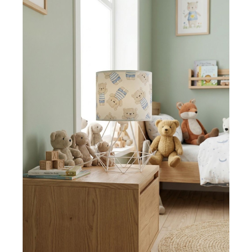 Børnebordlampe KIDS ROOM 1xE27/60W/230V pr. 18 cm bamse