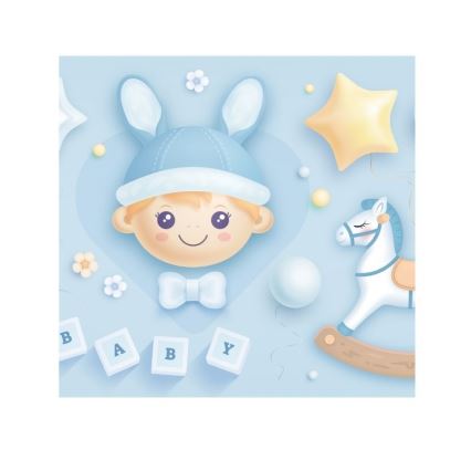 Børnebordlampe KIDS ROOM 1xE27/60W/230V Ø 18 cm astronaut