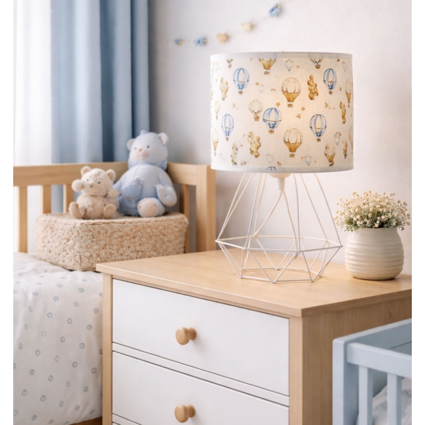 Børnebordlampe KIDS ROOM 1xE27/60W/230V Ø 18 cm balloner