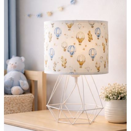 Børnebordlampe KIDS ROOM 1xE27/60W/230V Ø 18 cm balloner