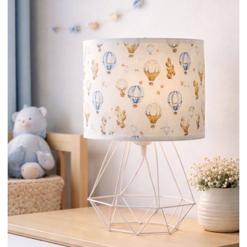Børnebordlampe KIDS ROOM 1xE27/60W/230V Ø 18 cm balloner