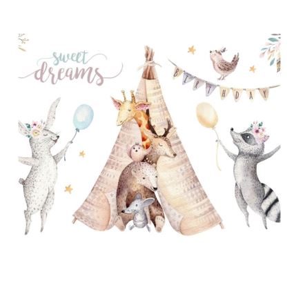 Børnebordlampe KIDS ROOM, 1xE27/60W/230V, Ø 18 cm, med dyremotiv