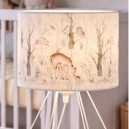 Børnebordlampe KIDS ROOM 1xE27/60W/230V Ø 18 cm med dyremotiv