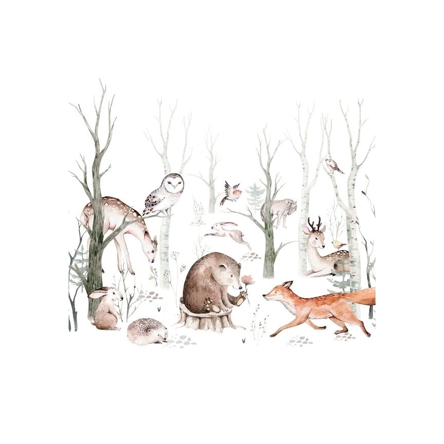 Børnebordlampe KIDS ROOM 1xE27/60W/230V Ø 18 cm med dyremotiver