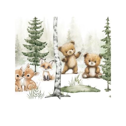 Børnebordlampe KIDS ROOM 1xE27/60W/230V, Ø 18 cm, med søde dyremotiver